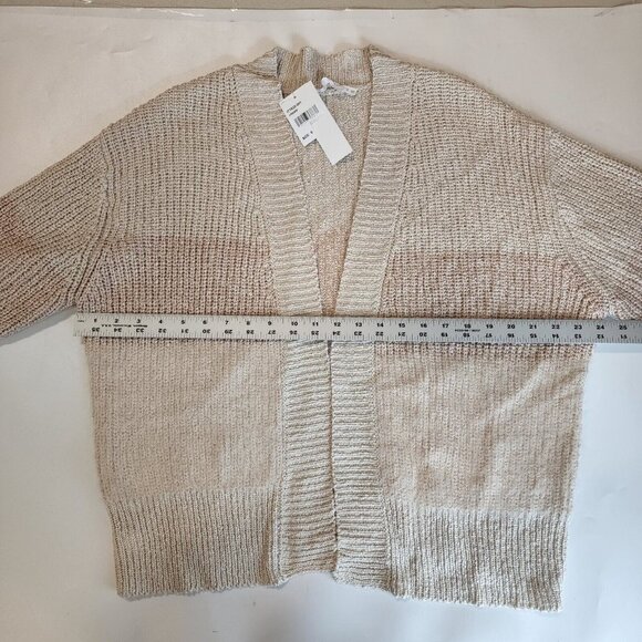 All In Favor Women's Colorblock Cardigan In Cream Size S NWT - Picture 10 of 12